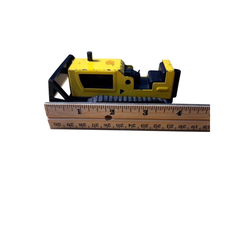 Tonka Bulldozer VTG 1970s‎ Pressed Steel Yellow Black Construction Nostalgic Toy